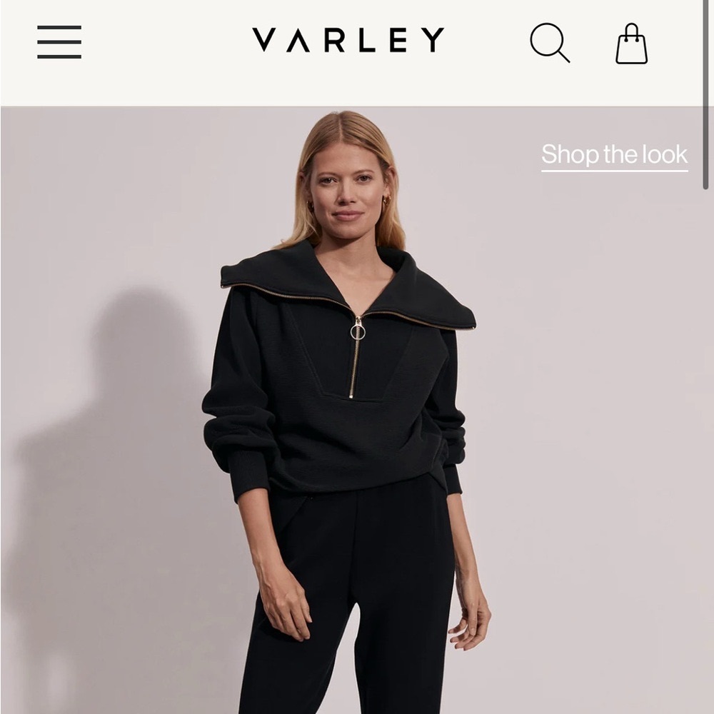 Varley zip pullover. Worn once.
